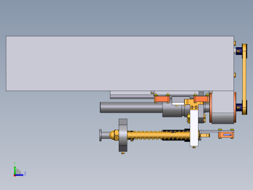 高放射性液体稀释、分装系统的机械装置设计左视缩略图