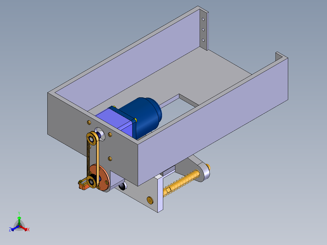 高放射性液体稀释、分装系统的机械装置设计正等轴测图