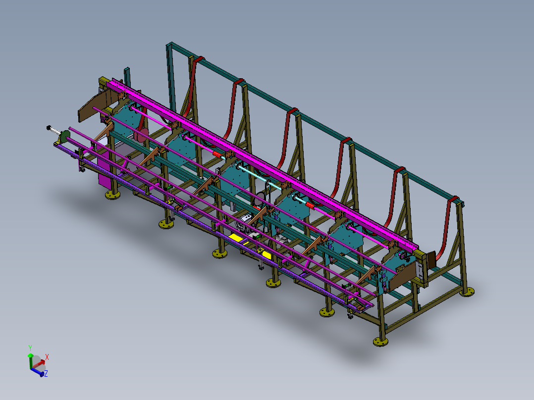全自动切管上料机SW三维模型设计资料