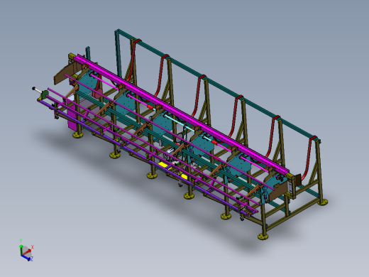 全自动切管上料机SW三维模型设计资料