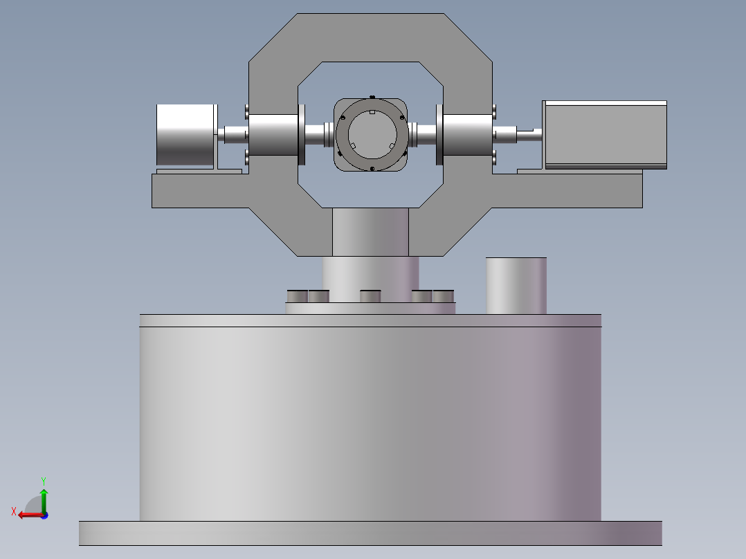 扫描机构扫描器后视图