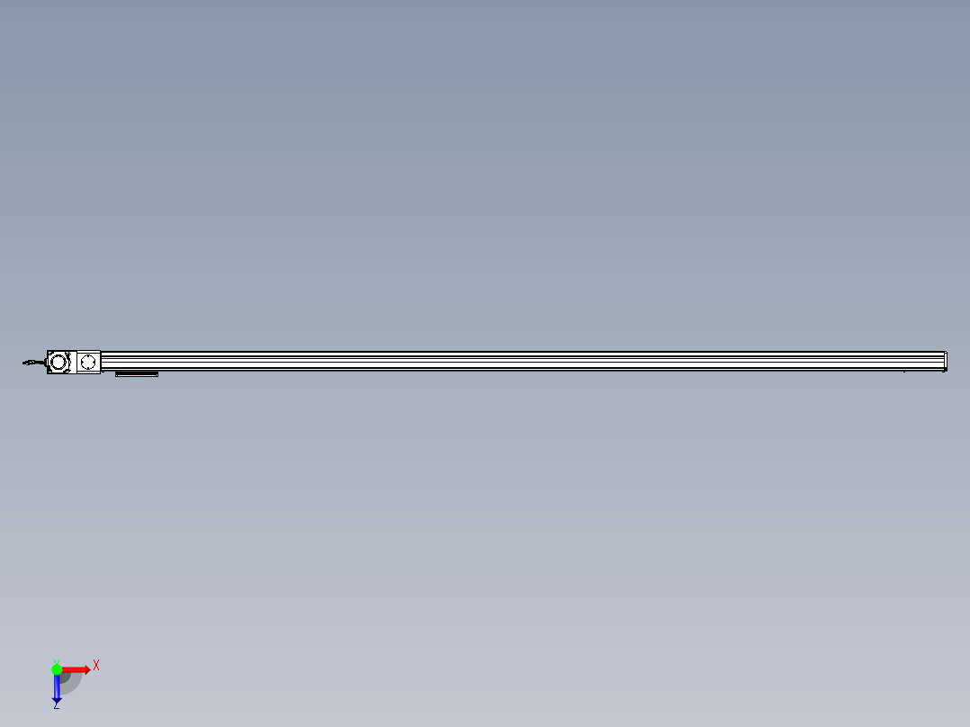 威洛博VBC同步带传动一无尘环境VBC14-L45-S2900-BL-ZP75-C3俯视图