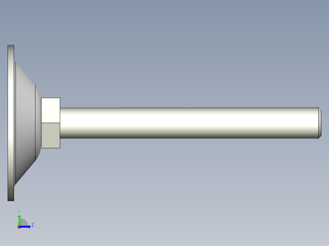 喇叭調整腳座5544-3D多系列多零件图纸模型左视图