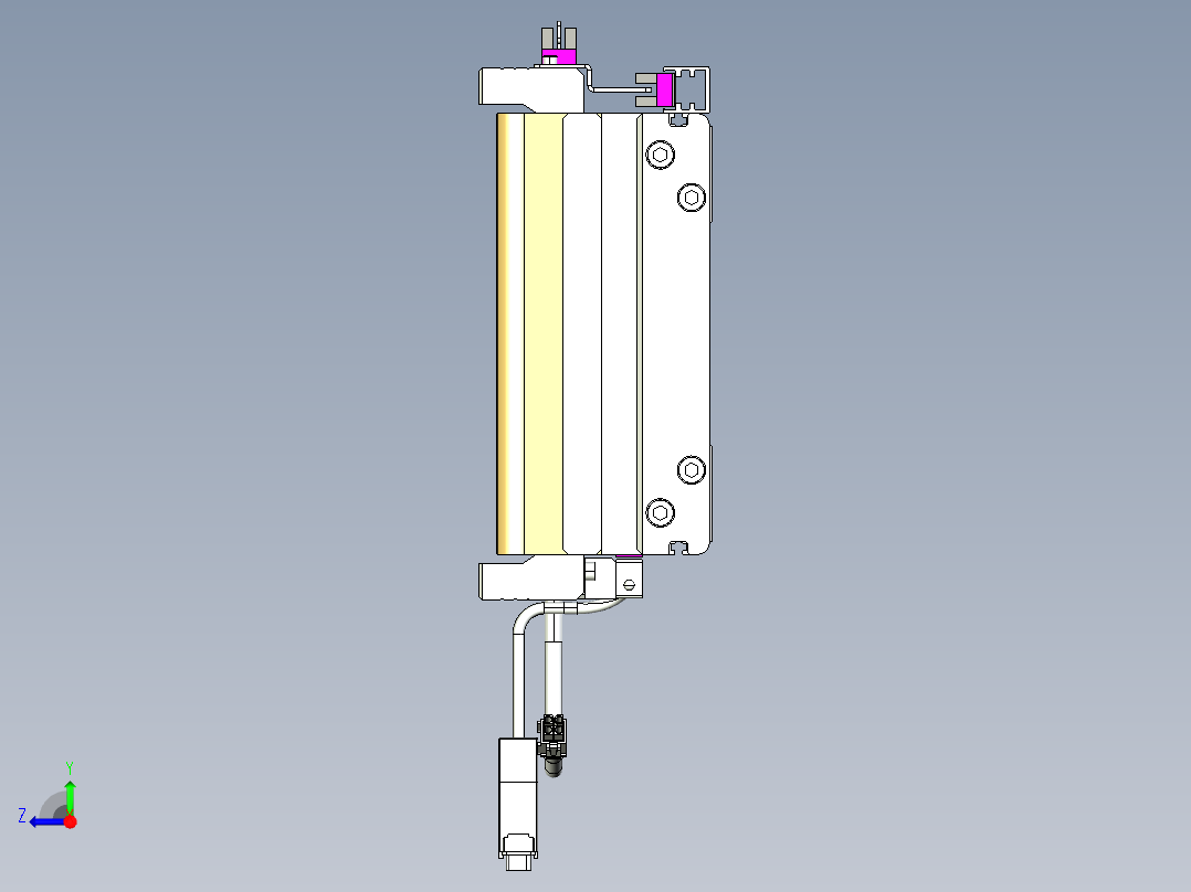 威洛博VL系列直线电机模组-2VL17E2-S2600右视图