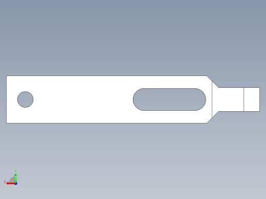壓板2318(B)-3D多系列多零件图纸模型后视缩略图