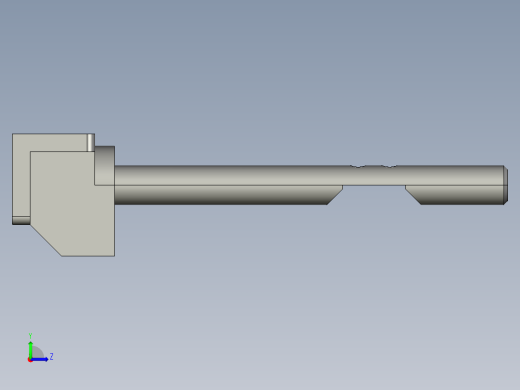 基恩士PZ-S10_kc图纸模型左视缩略图