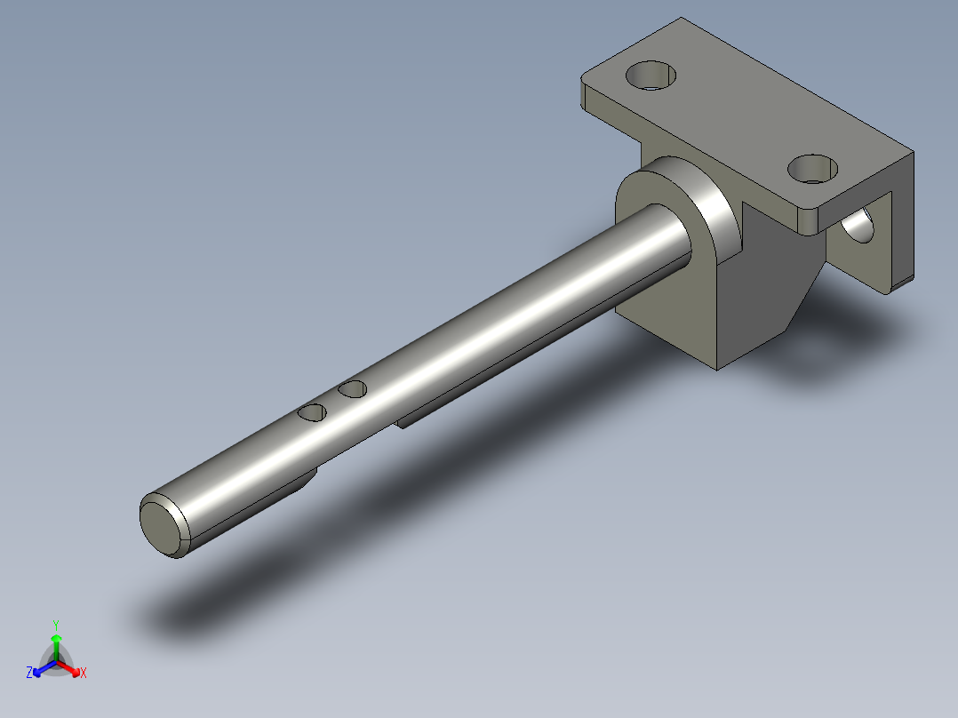 基恩士PZ-S10_kc图纸模型正等轴测图