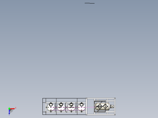 精馏塔装配体俯视缩略图