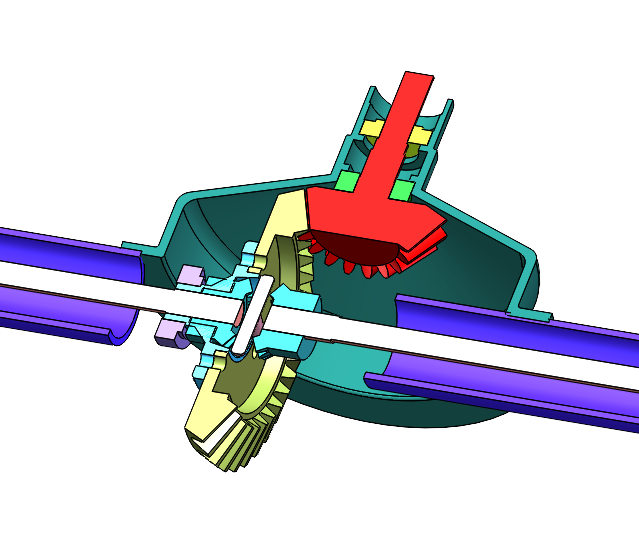 全浮式半轴驱动桥三维SW模型1426529==40