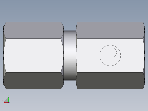 卡套式工业通用硬管接头EO_Swivel_connector_GAI06LM71后视缩略图