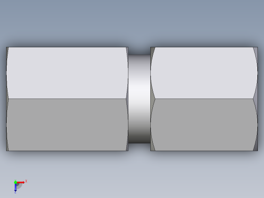 卡套式工业通用硬管接头EO_Swivel_connector_GAI06LM71俯视缩略图