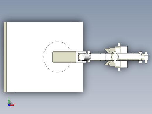 校园垃圾拾捡机器人捡拾机构设计【三维SW】 CAD说明参考资料前视缩略图