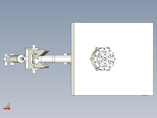 校园垃圾拾捡机器人捡拾机构设计【三维SW】 CAD说明参考资料后视缩略图