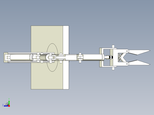 校园垃圾拾捡机器人捡拾机构设计【三维SW】 CAD说明参考资料右视缩略图