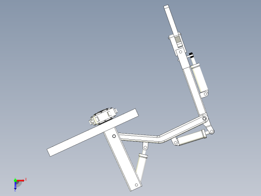校园垃圾拾捡机器人捡拾机构设计【三维SW】 CAD说明参考资料俯视缩略图
