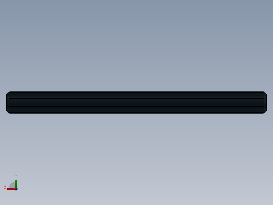 乐高机械组车桥-44294 Black Technic Axle 7.SLDPRT后视图