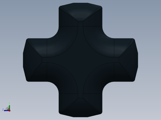 乐高机械组车桥-44294 Black Technic Axle 7.SLDPRT右视缩略图