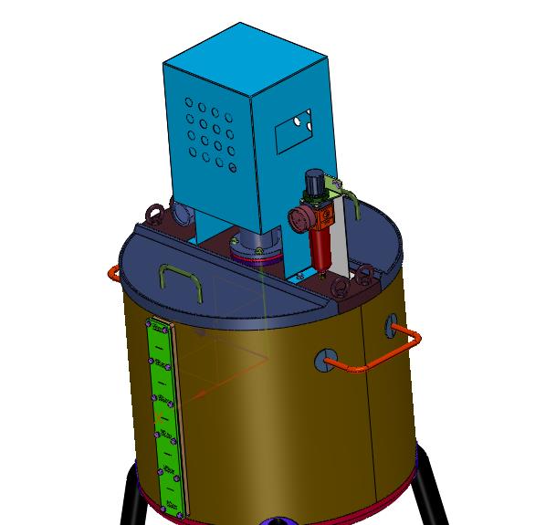 移动离心泵混合搅拌桶