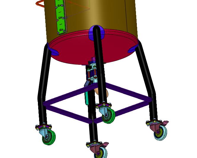 移动离心泵混合搅拌桶