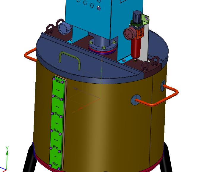 移动离心泵混合搅拌桶
