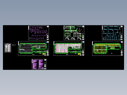 永安某公司钢结构工程CAD图