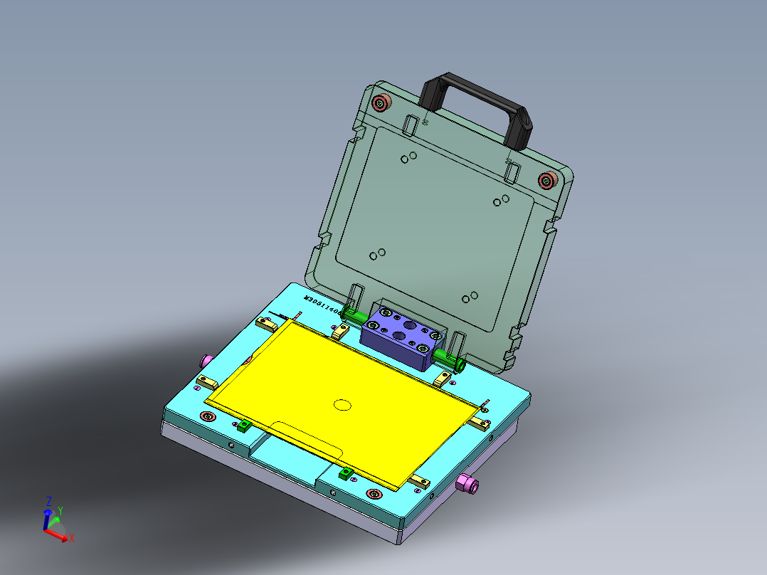 W68G贴胶治具旋转式-1出4