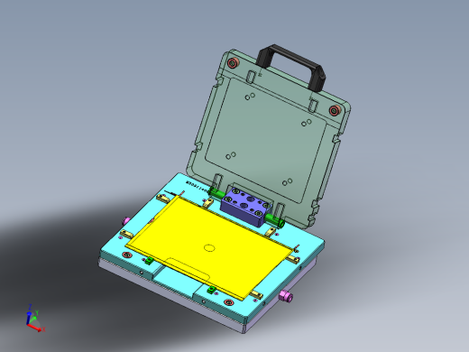 W68G贴胶治具旋转式-1出4