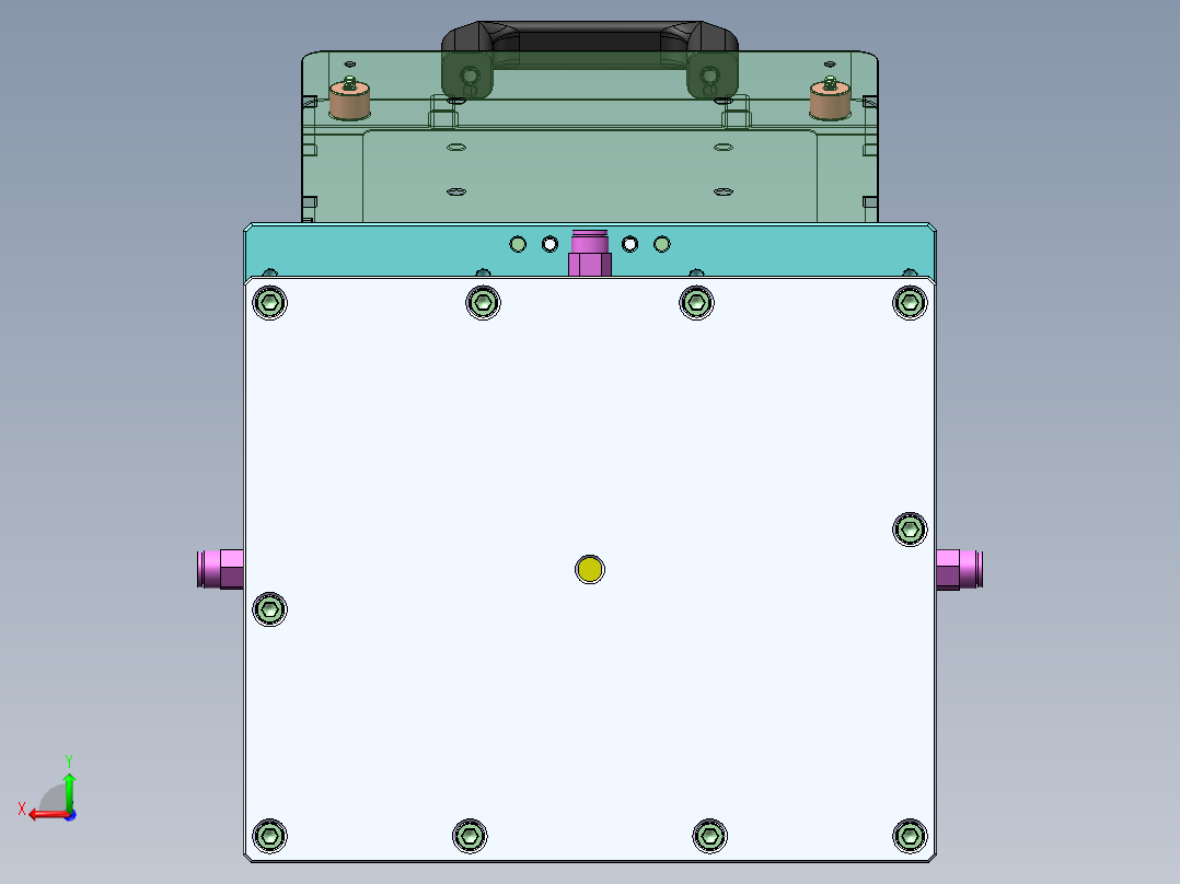 W68G贴胶治具旋转式-1出4后视图