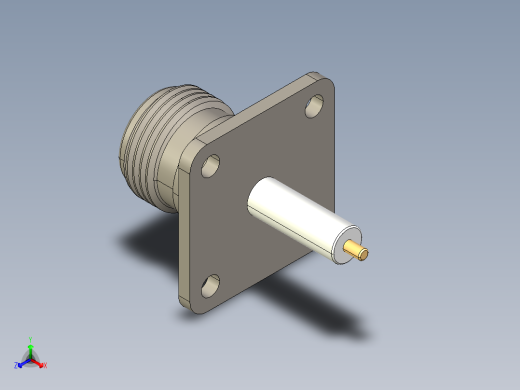 SMA接口6正等轴测缩略图