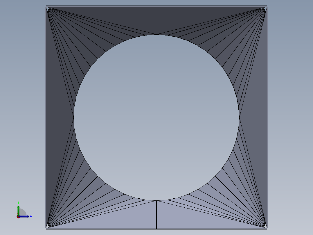 天方地圆变径接头左视图