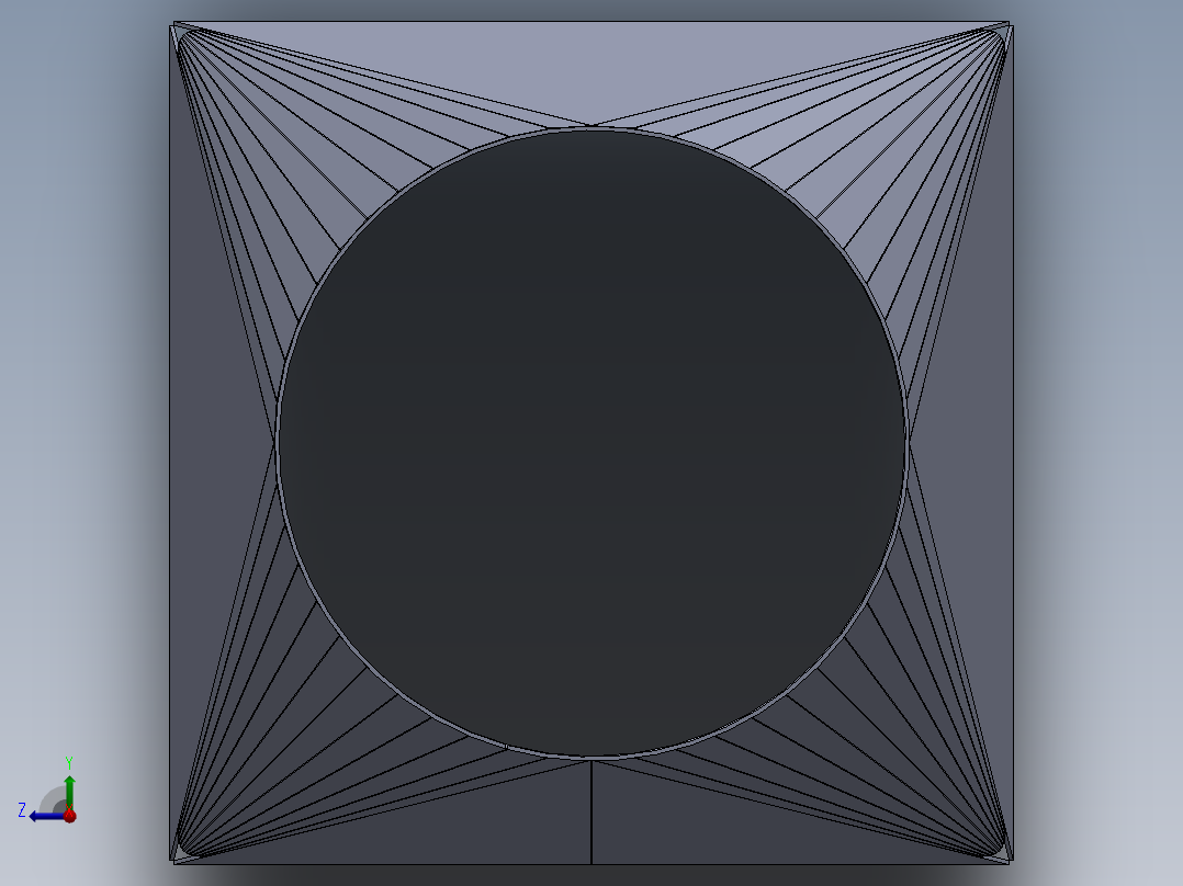 天方地圆变径接头右视图