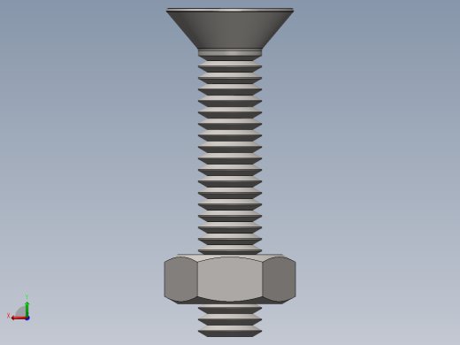 紧固件-M4 Stainless Flathead后视缩略图