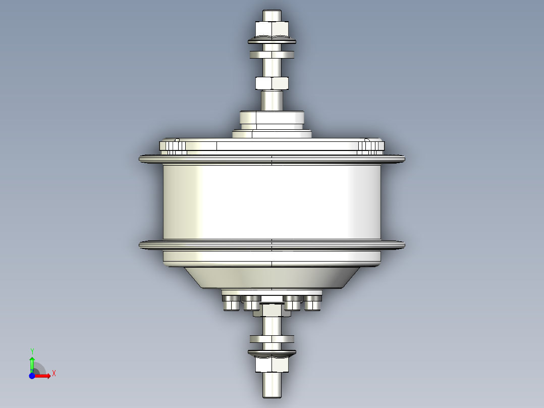 轮毂电机 (1)前视图