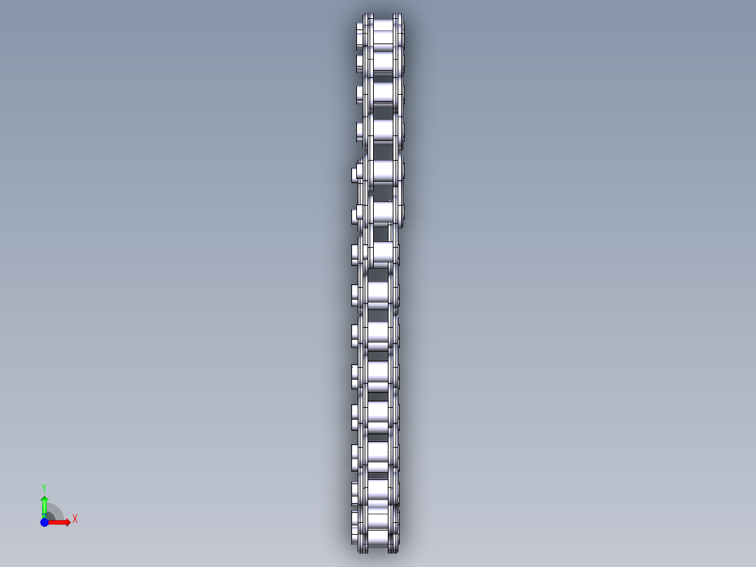 链夹=链条链轮前视图