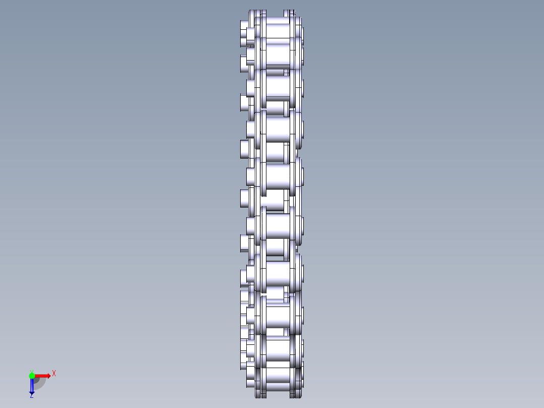 链夹=链条链轮俯视图