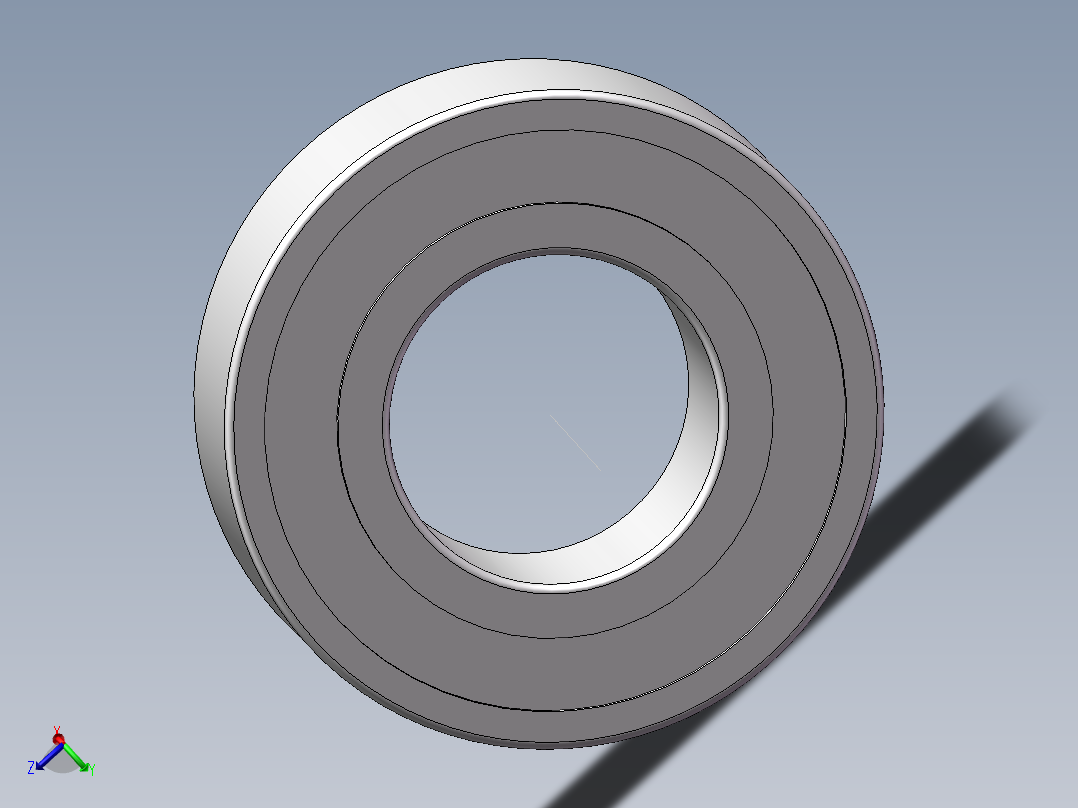 国产微型球轴承 NSK 688AZZ1主视图