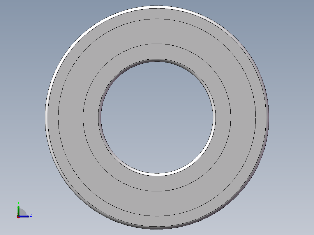 国产微型球轴承 NSK 688AZZ1左视图