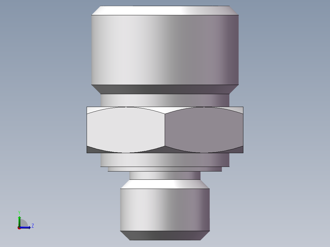 英制管螺纹ED密封、1CB-16-02WD非标左视图
