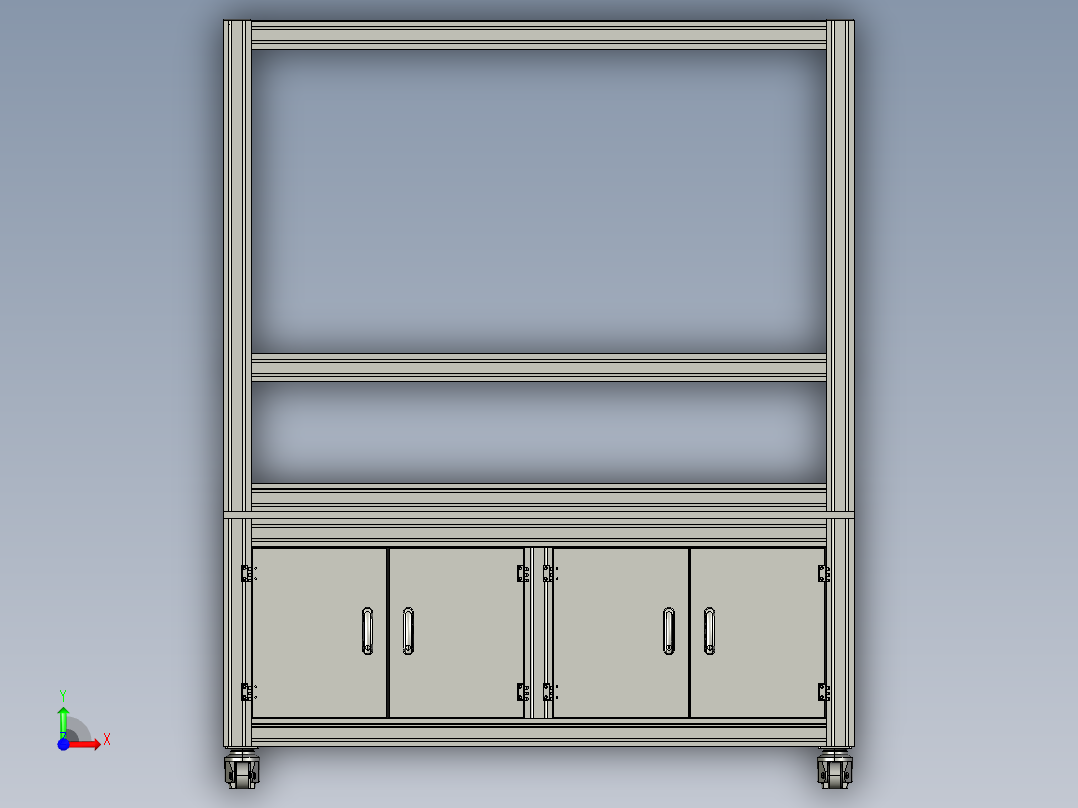 工作台-照明工作台--445030--30前视图