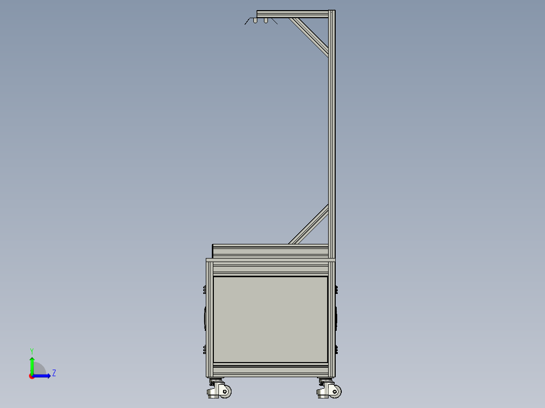 工作台-照明工作台--445030--30左视图
