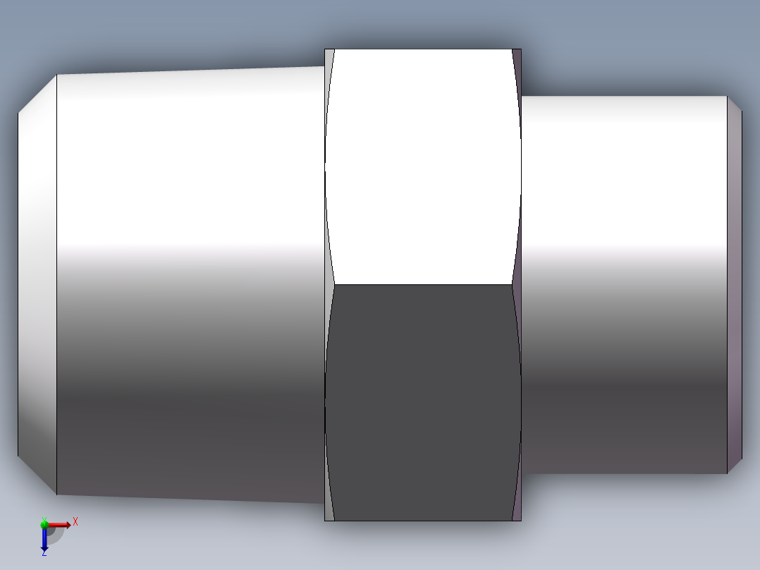美制锥螺纹、1DN-24-12俯视图