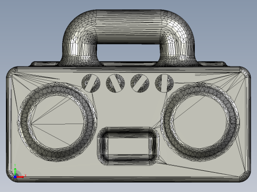 迷你便携式收录机前视缩略图