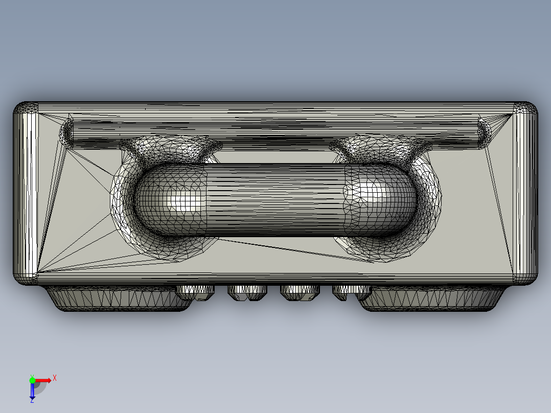 迷你便携式收录机俯视图