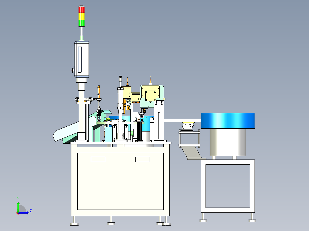 活塞组装机左视图