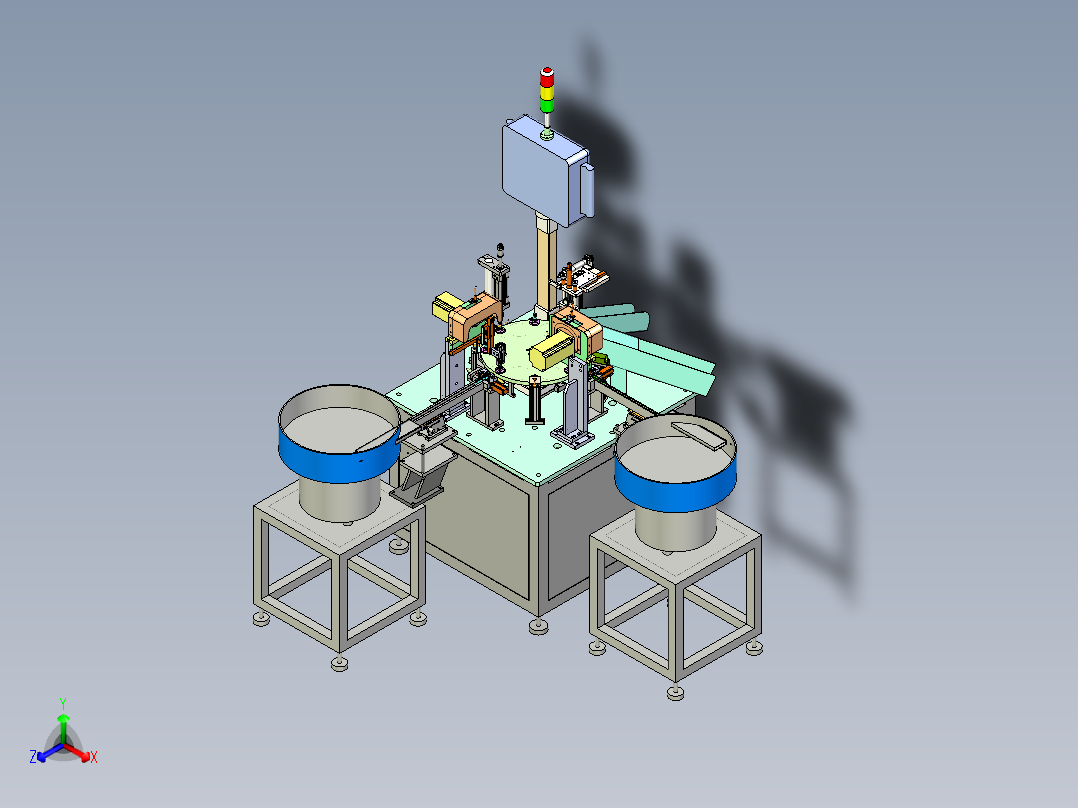 活塞组装机正等轴测图