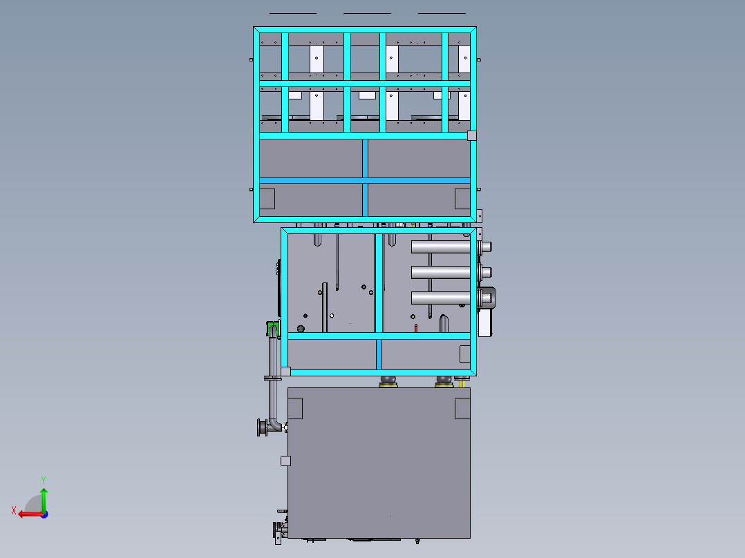 平整机高压站 STP后视图
