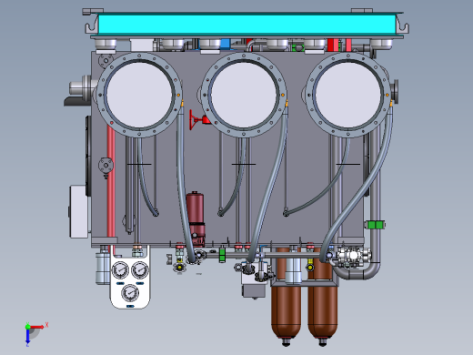平整机高压站 STP俯视缩略图