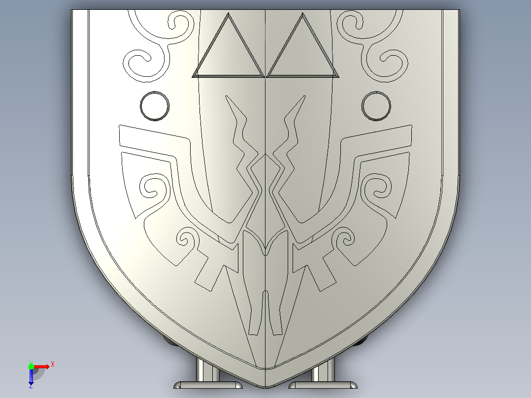 手机屏蔽hylian shield 13俯视图