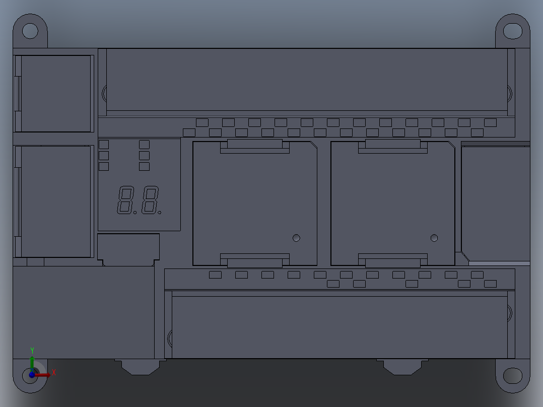 PLC可编程控制器CP1H_X40DT_D前视图