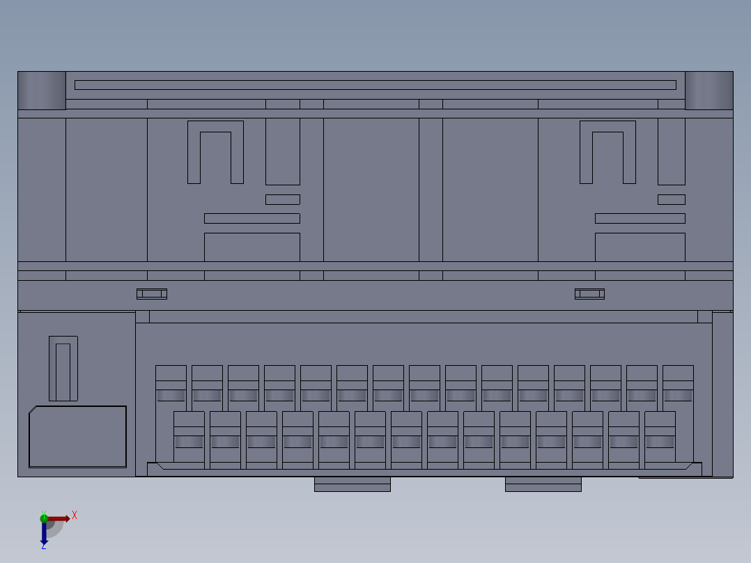 PLC可编程控制器CP1H_X40DT_D俯视图